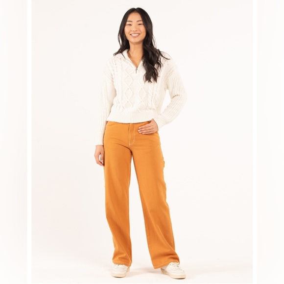 RSQ Womens High Rise Relaxed Carpenter
Pants - Picture 1 of 8